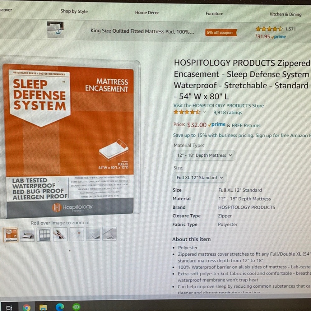 Mattress cover